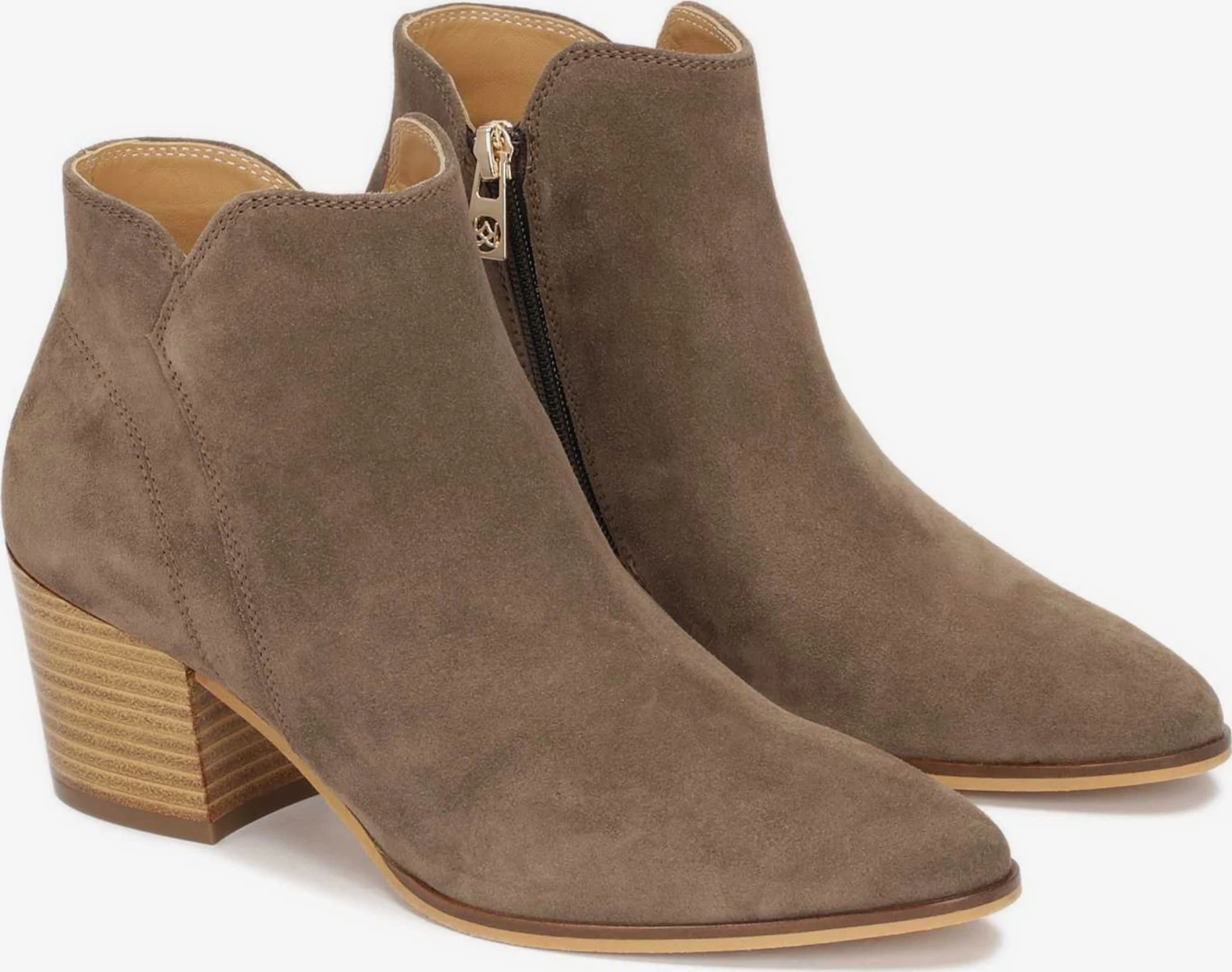 Kazar Klassieke Enkellaarsjes Enkellaarsjes Dames Taupe 5 Kazar Klassieke Enkellaarsjes Enkellaarsjes Dames Taupe - Afbeelding 3