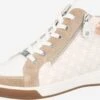 Ara Hoge Sneakers Sneakers Hoog Dames Donkerbeige