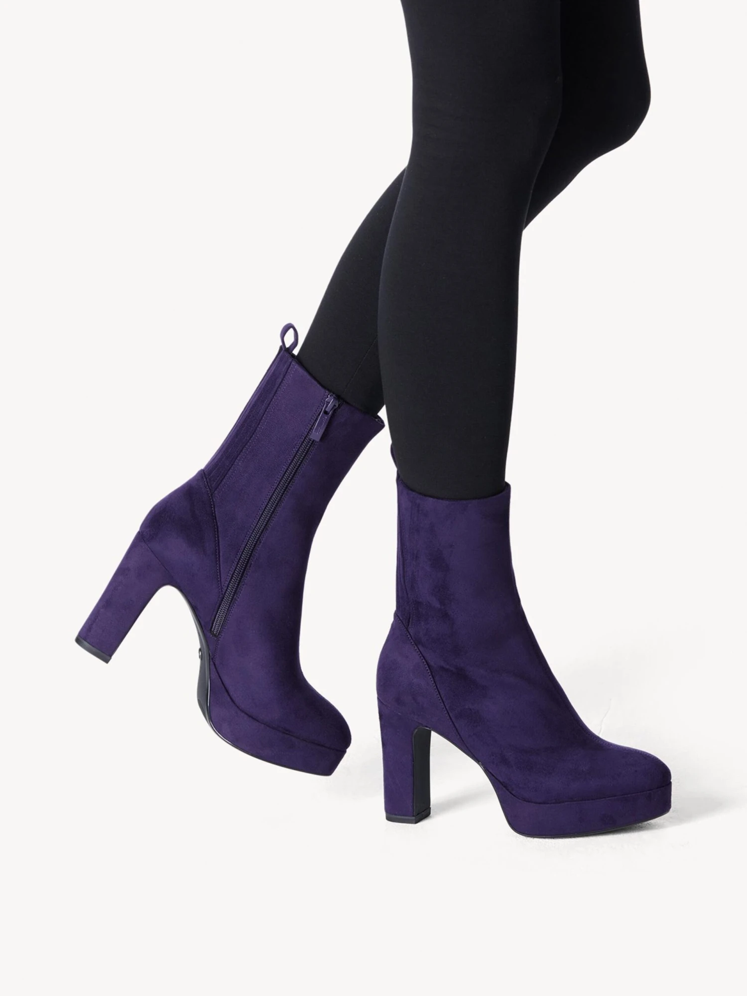 Tamaris Klassieke Enkellaarsjes Enkellaarsjes Dames Lila 8 Tamaris Klassieke Enkellaarsjes Enkellaarsjes Dames Lila - Afbeelding 6