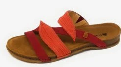 El Naturalista Schoenen Muiltjes Dames Oranje / Rood