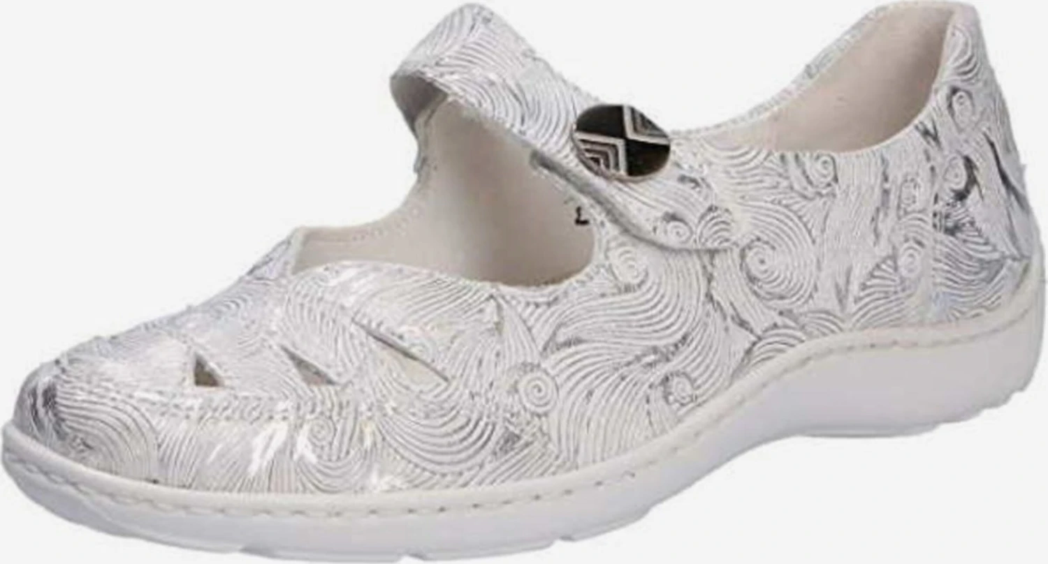 WALDLÄUFER Ballerinas Met Bandjes Ballerina Met Riempjes Dames Parelwit 3 WALDLÄUFER Ballerinas Met Bandjes Ballerina Met Riempjes Dames Parelwit