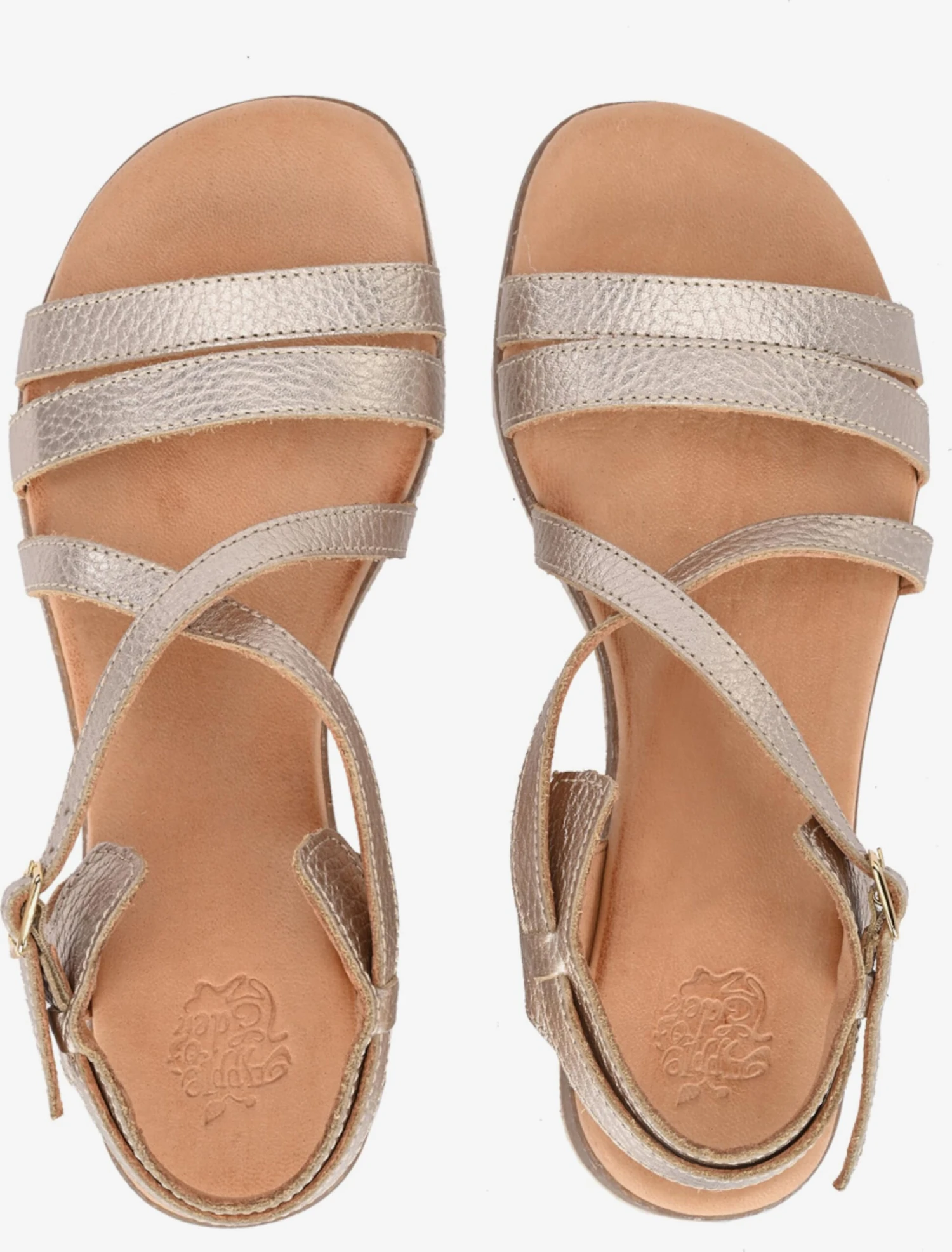 Apple Of Eden Sandalen Met Bandjes Sandalen Met Riem IRINA Dames Goud 5 Apple Of Eden Sandalen Met Bandjes Sandalen Met Riem IRINA Dames Goud - Afbeelding 3