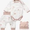 Rompers & Sets Set Kinderen Donkerbeige / Wit 2 Rompers & Sets Set Kinderen Donkerbeige / Wit -Hummel Winkel 56437dc19b70fe8b9c2f604d3d897b84