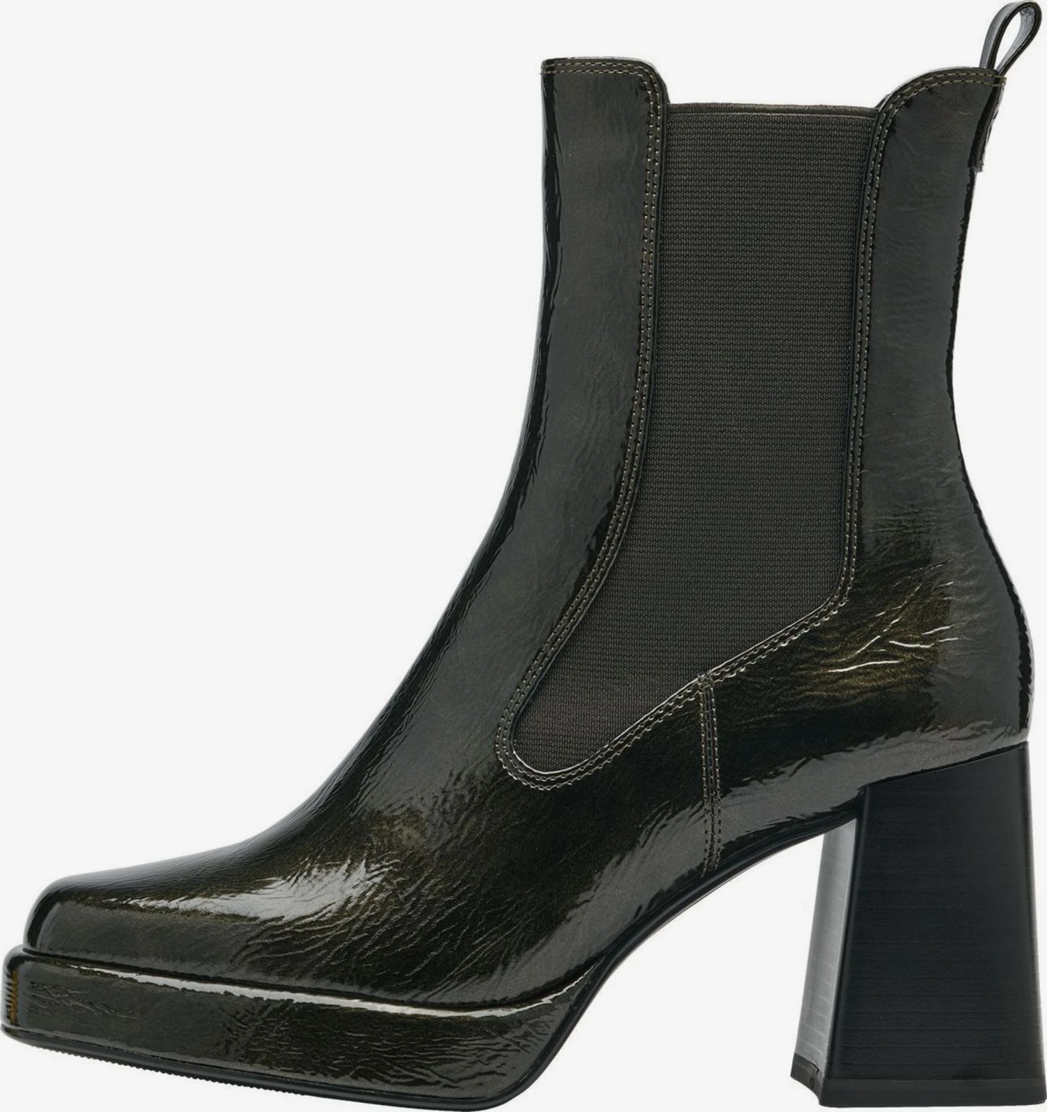 Tamaris Enkellaarsjes Chelsea Boots Dames Groen 6 Tamaris Enkellaarsjes Chelsea Boots Dames Groen - Afbeelding 4