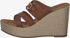 Unisa Sandalen Met Hak Muiltjes Mesias Dames Bruin / Lichtbruin -Hummel Winkel 575630a7a63be91e6ef6050df9c92882