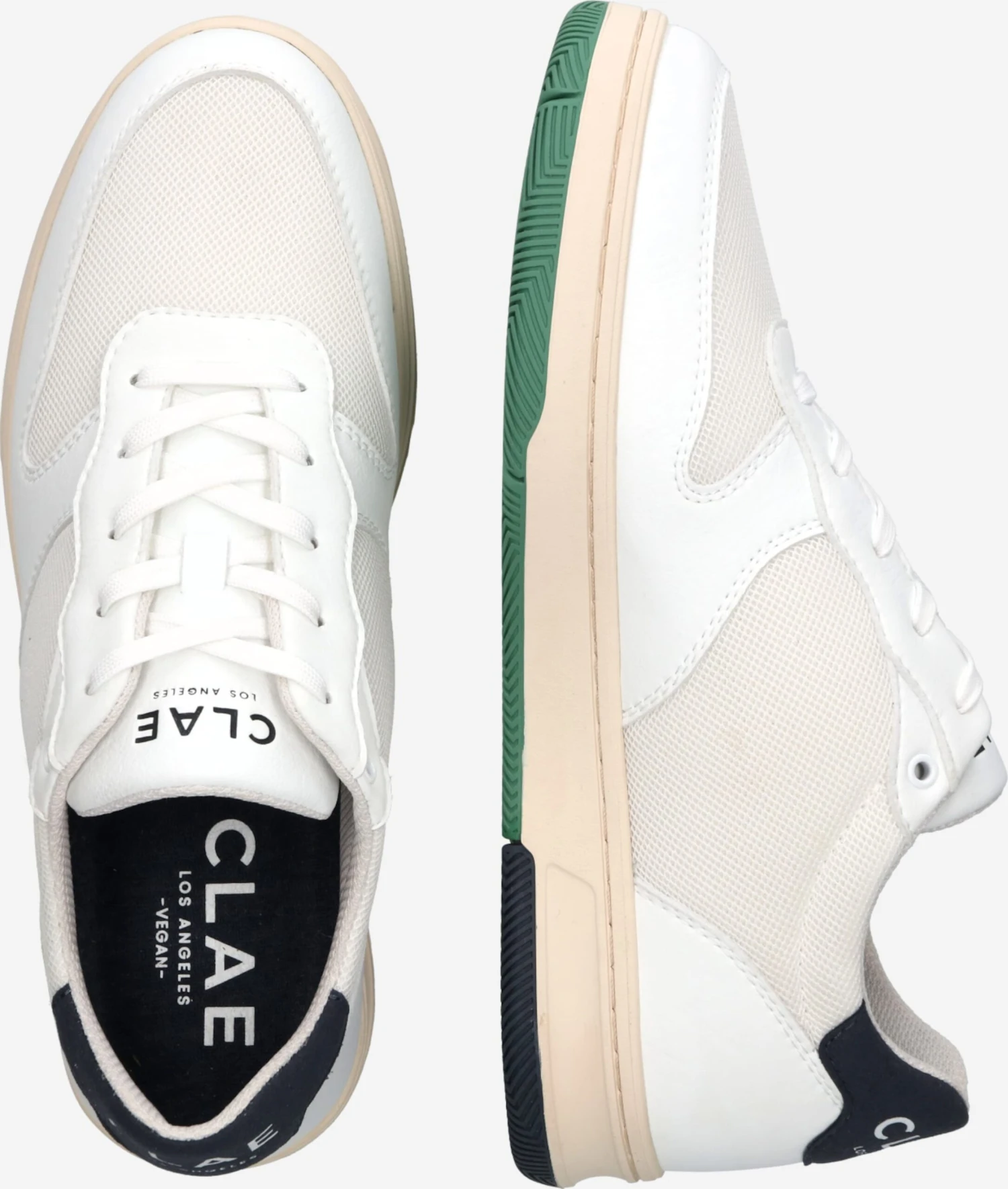 Clae Casual Sneakers Sneakers Laag MALONE Heren Wit 4 Clae Casual Sneakers Sneakers Laag MALONE Heren Wit - Afbeelding 2