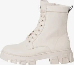 Tamaris Enkellaarsjes Veterlaarsjes Dames Offwhite -Hummel Winkel 58d32399813110538eea4d549967702d