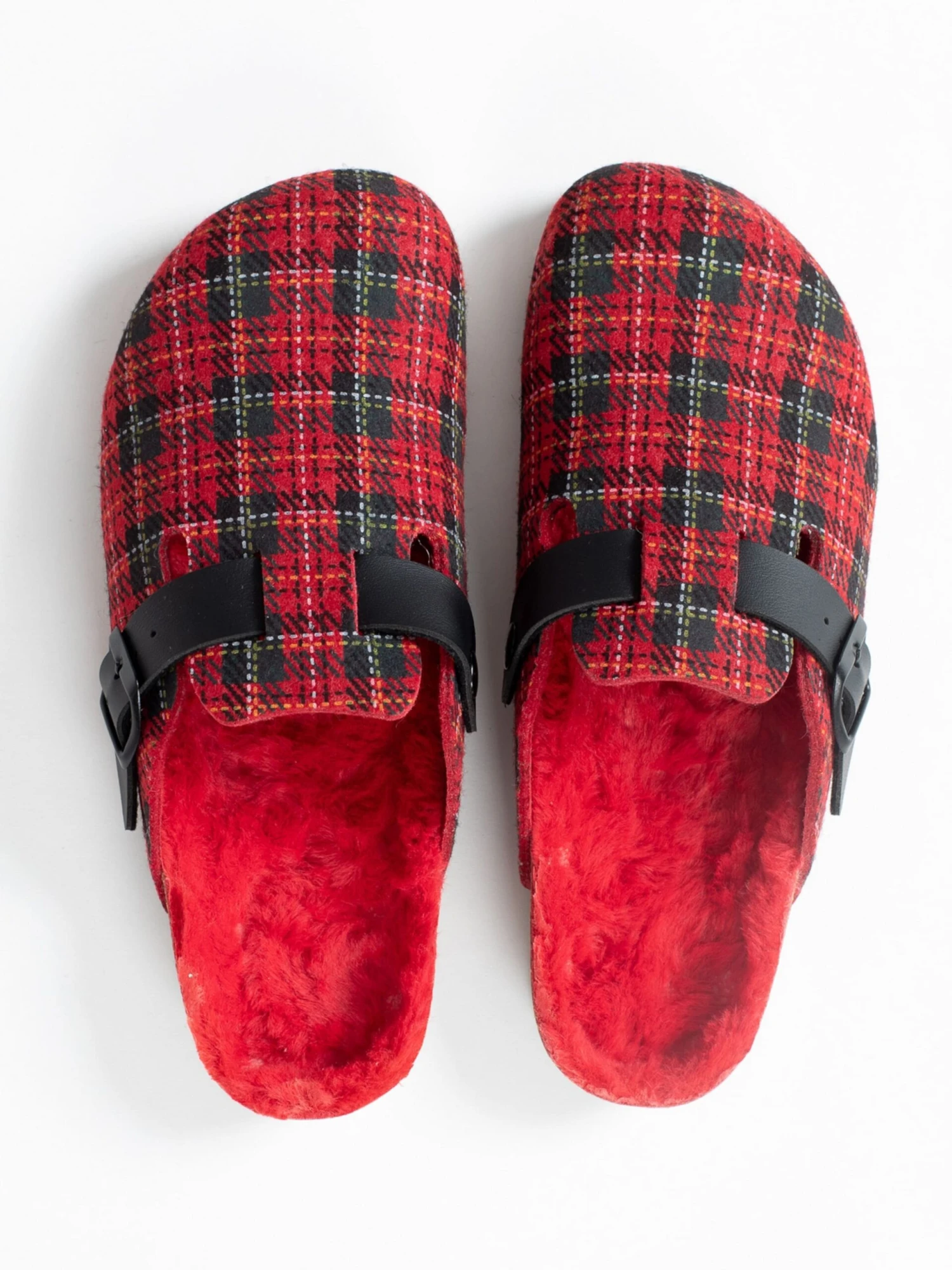 Muiltjes Clogs Moke Dames Rood 5 Muiltjes Clogs Moke Dames Rood - Afbeelding 3