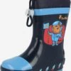 Playshoes Rubberlaarzen Regenlaarzen Die Maus Weltraum Kinderen Marine / Lichtblauw
