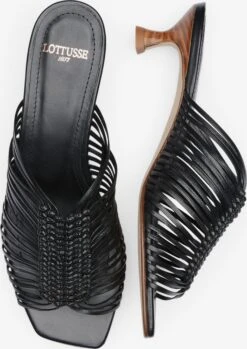 Lottusse Sandalen Met Hak Muiltjes Edit Dames Zwart -Hummel Winkel 5a970205e28df20eb0d54c837d719a98