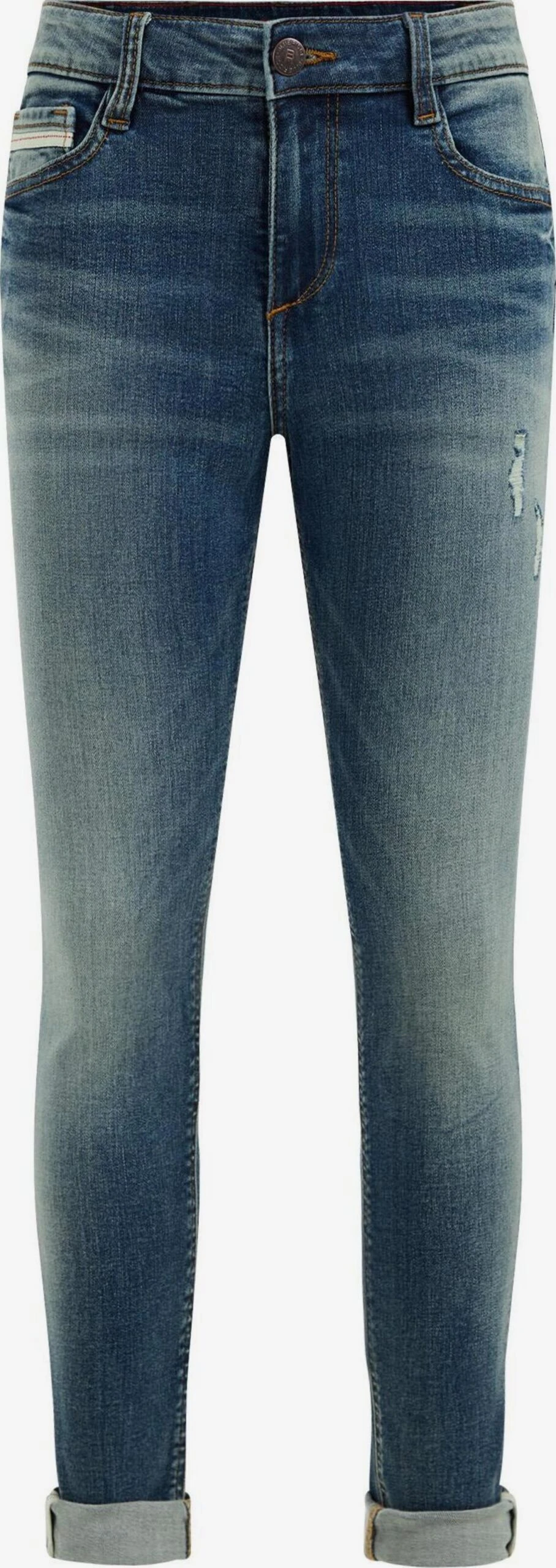WE FASHION Jeans Slimfit Jeans Kinderen Blauw 3 WE FASHION Jeans Slimfit Jeans Kinderen Blauw