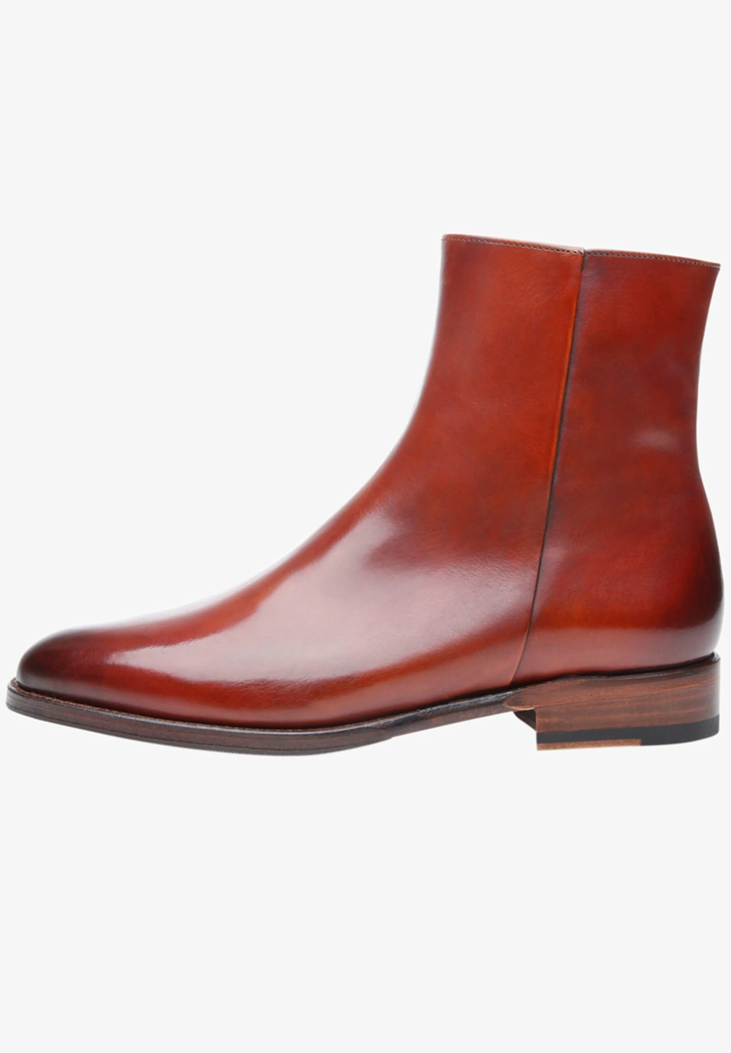 Klassieke Enkellaarsjes Enkellaarsjes No. 2352 Dames Roestbruin 4 Klassieke Enkellaarsjes Enkellaarsjes No. 2352 Dames Roestbruin - Afbeelding 2