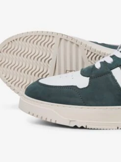 Jack & Jones Casual Sneakers Sneakers Laag Basket Heren Donkergroen / Wit -Hummel Winkel 5dc1756203cec571d925bd6a8ef10229