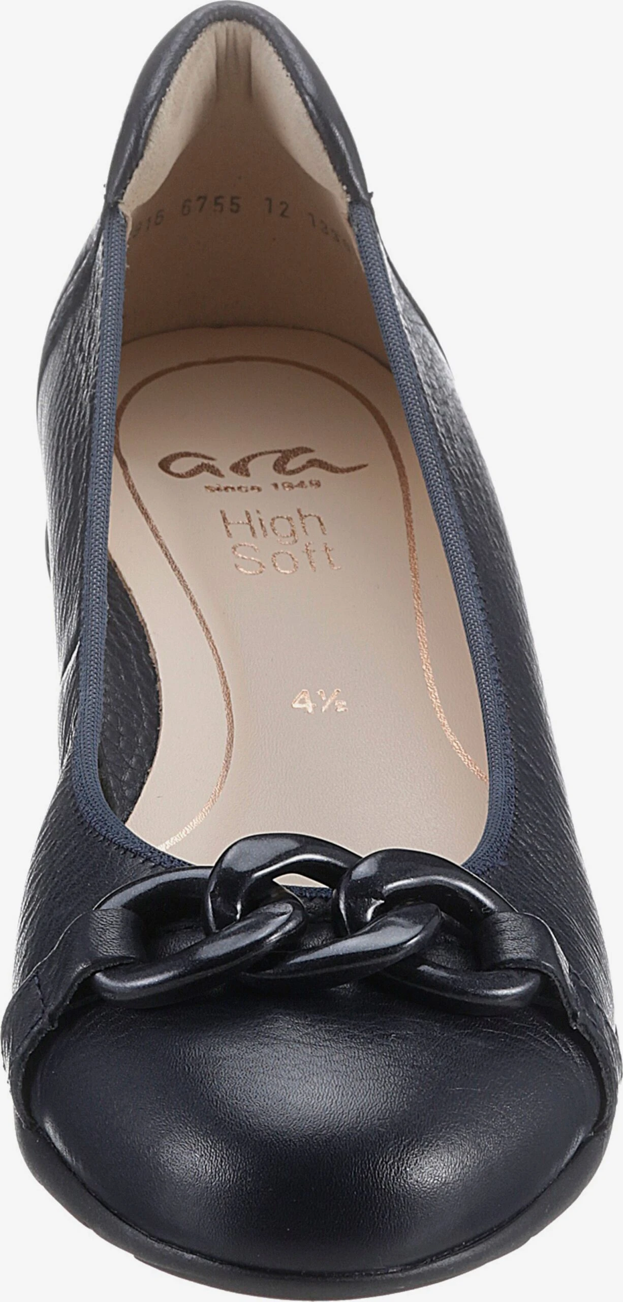 Ara Klassieke Ballerinas Ballerina Dames Donkerblauw 4 Ara Klassieke Ballerinas Ballerina Dames Donkerblauw - Afbeelding 2