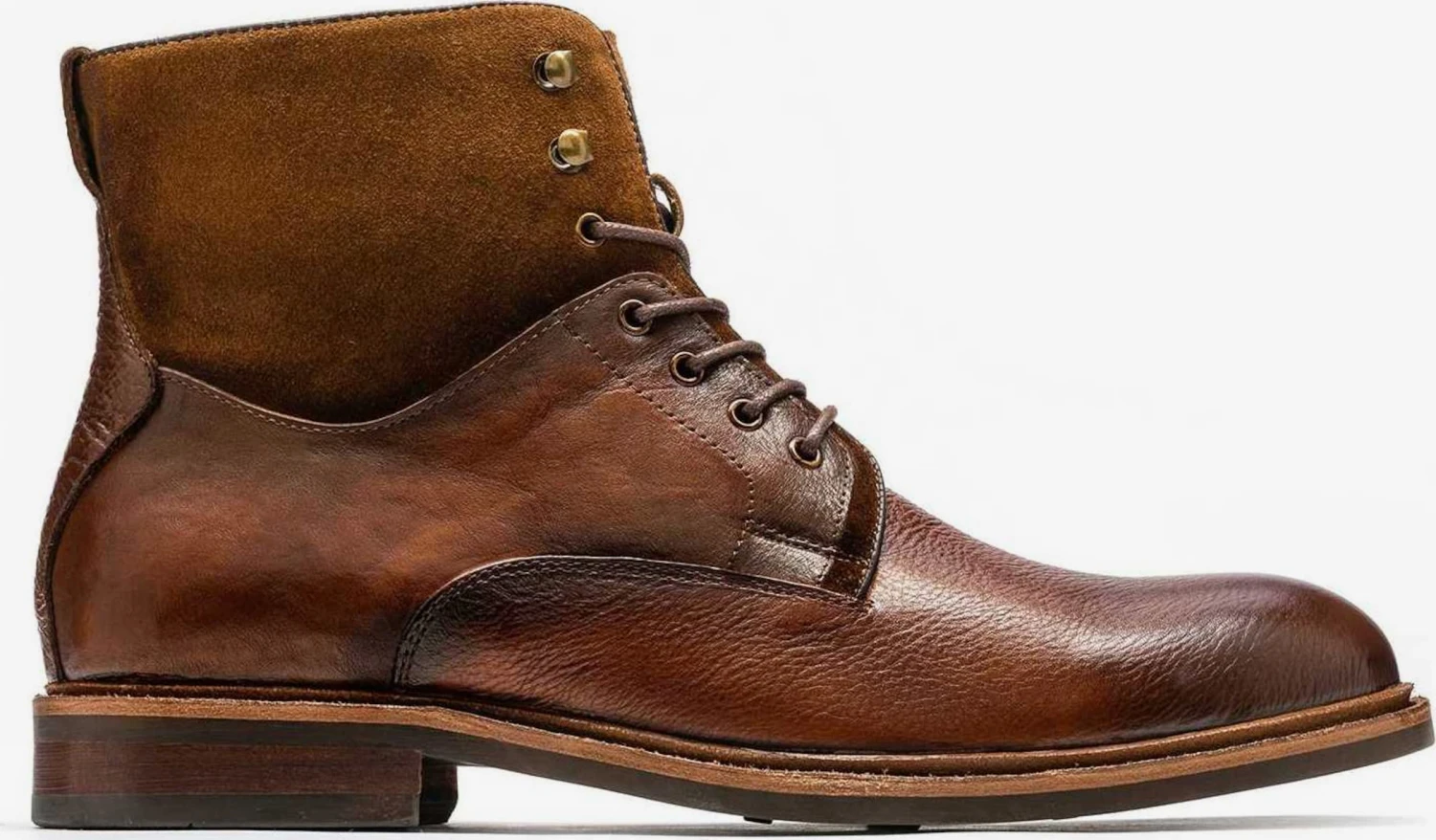 Kazar Boots & Laarzen Veterboots Heren Kastanjebruin / Oker 4 Kazar Boots & Laarzen Veterboots Heren Kastanjebruin / Oker - Afbeelding 2