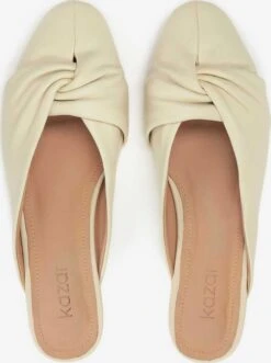 Kazar Klassieke Muiltjes Muiltjes Dames Ecru -Hummel Winkel 5efa8abcd271e7ca7a8fcc5f37c1f437