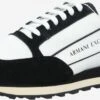 Armani Exchange Running Sneakers Sneakers Laag Heren Zwart / Wit