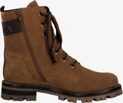 S.Oliver Enkellaarsjes Veterlaarsjes Dames Cognac -Hummel Winkel 5f65e6c22e63150f3e04ed5f0bb94e00