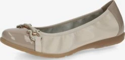 Caprice Klassieke Ballerinas Ballerina Dames Chamois / Donkerbeige