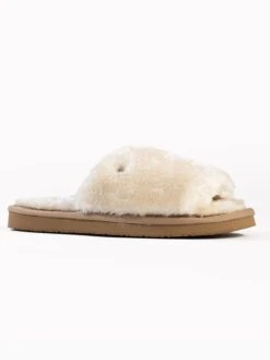 Minnetonka Pantoffels Huisschoenen Lolo Dames Crème -Hummel Winkel 5ff51eca13ea2c0120734c42d8b086aa