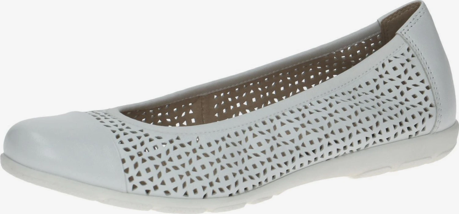 Caprice Klassieke Ballerinas Ballerina Dames Offwhite 3 Caprice Klassieke Ballerinas Ballerina Dames Offwhite