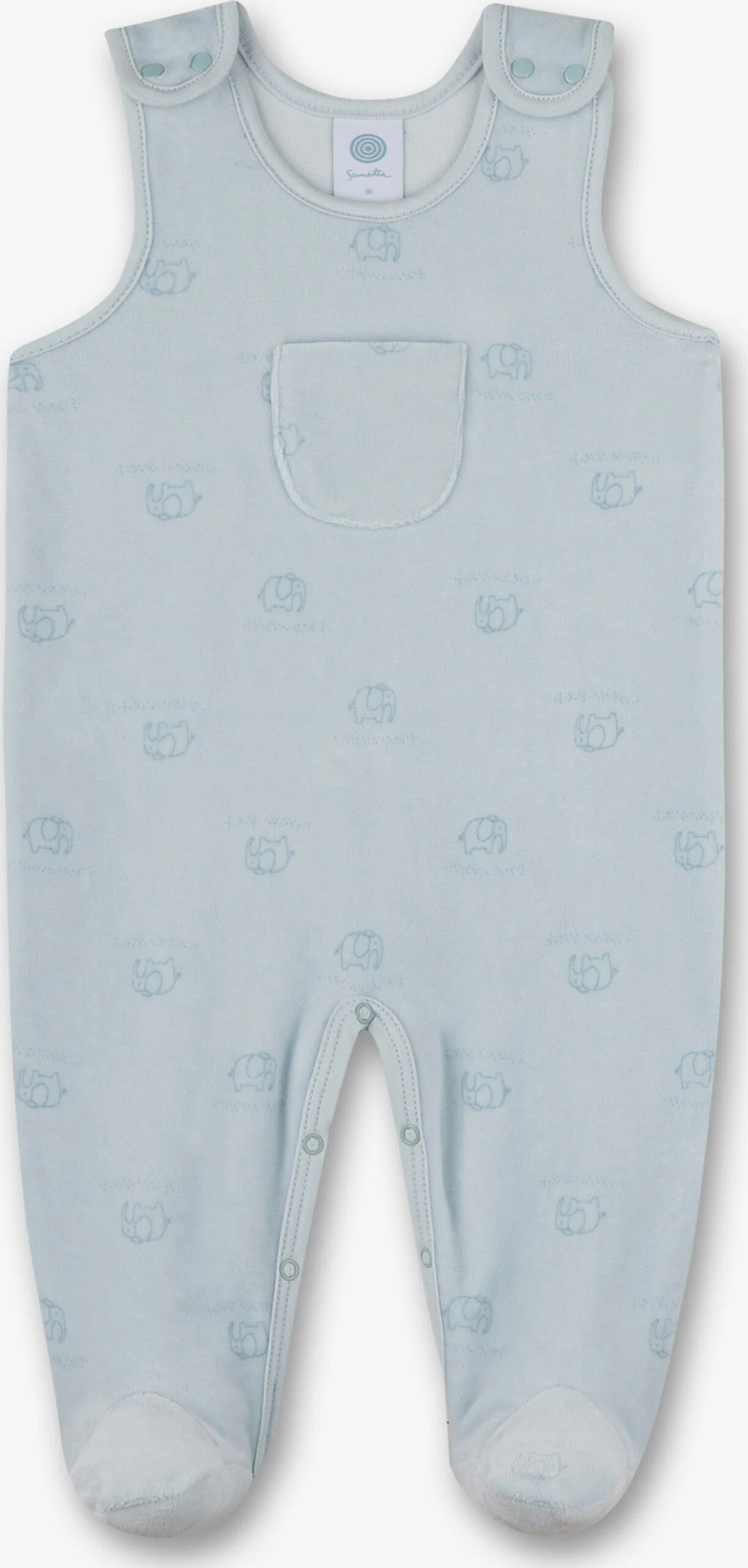 Sanetta Bodys Rompertje/body Kinderen Duifblauw / Pastelblauw 3 Sanetta Bodys Rompertje/body Kinderen Duifblauw / Pastelblauw