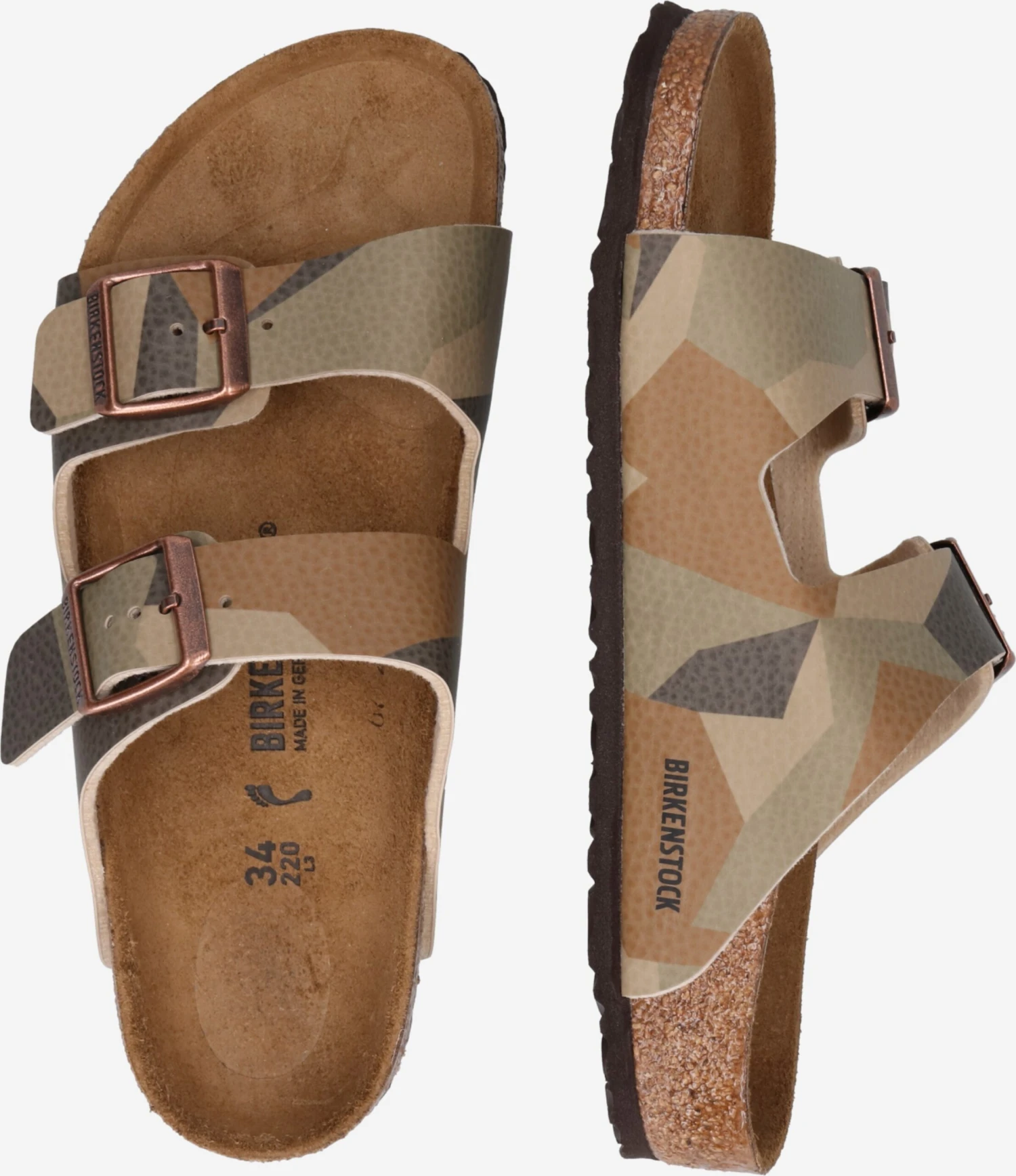 Birkenstock Sandalen Open Schoenen Arizona Kinderen Kaki / Olijfgroen 4 Birkenstock Sandalen Open Schoenen Arizona Kinderen Kaki / Olijfgroen - Afbeelding 2