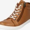 Hoge Sneakers Sneakers Hoog Dames Cognac