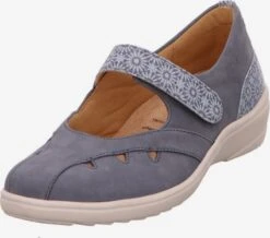 Ganter Ballerinas Met Bandjes Ballerina Met Riempjes Dames Smoky Blue / Duifblauw
