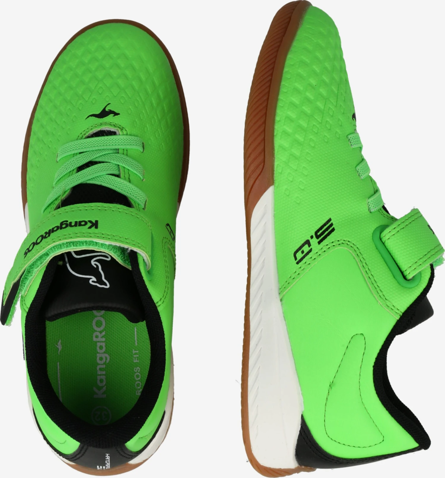 KangaRoos Schoenen Sneakers Kinderen Neongroen 4 KangaRoos Schoenen Sneakers Kinderen Neongroen - Afbeelding 2