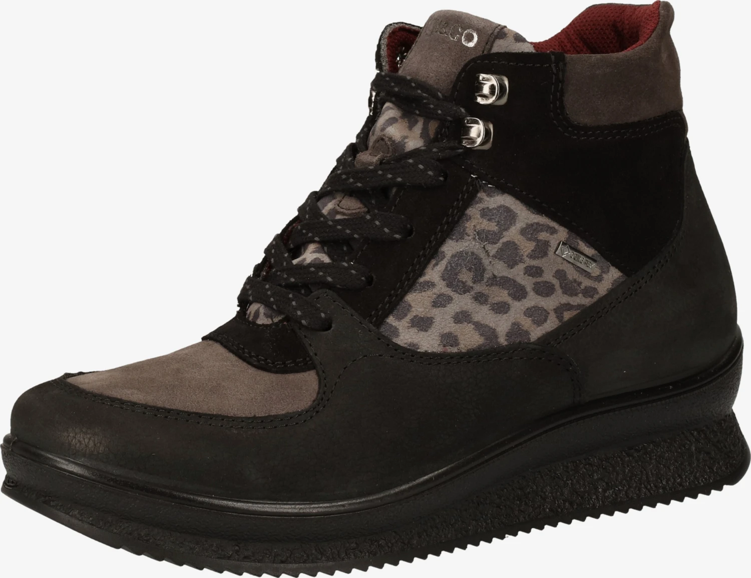 IGI&CO Hoge Sneakers Sneakers Hoog Dames Zwart 4 IGI&CO Hoge Sneakers Sneakers Hoog Dames Zwart - Afbeelding 2