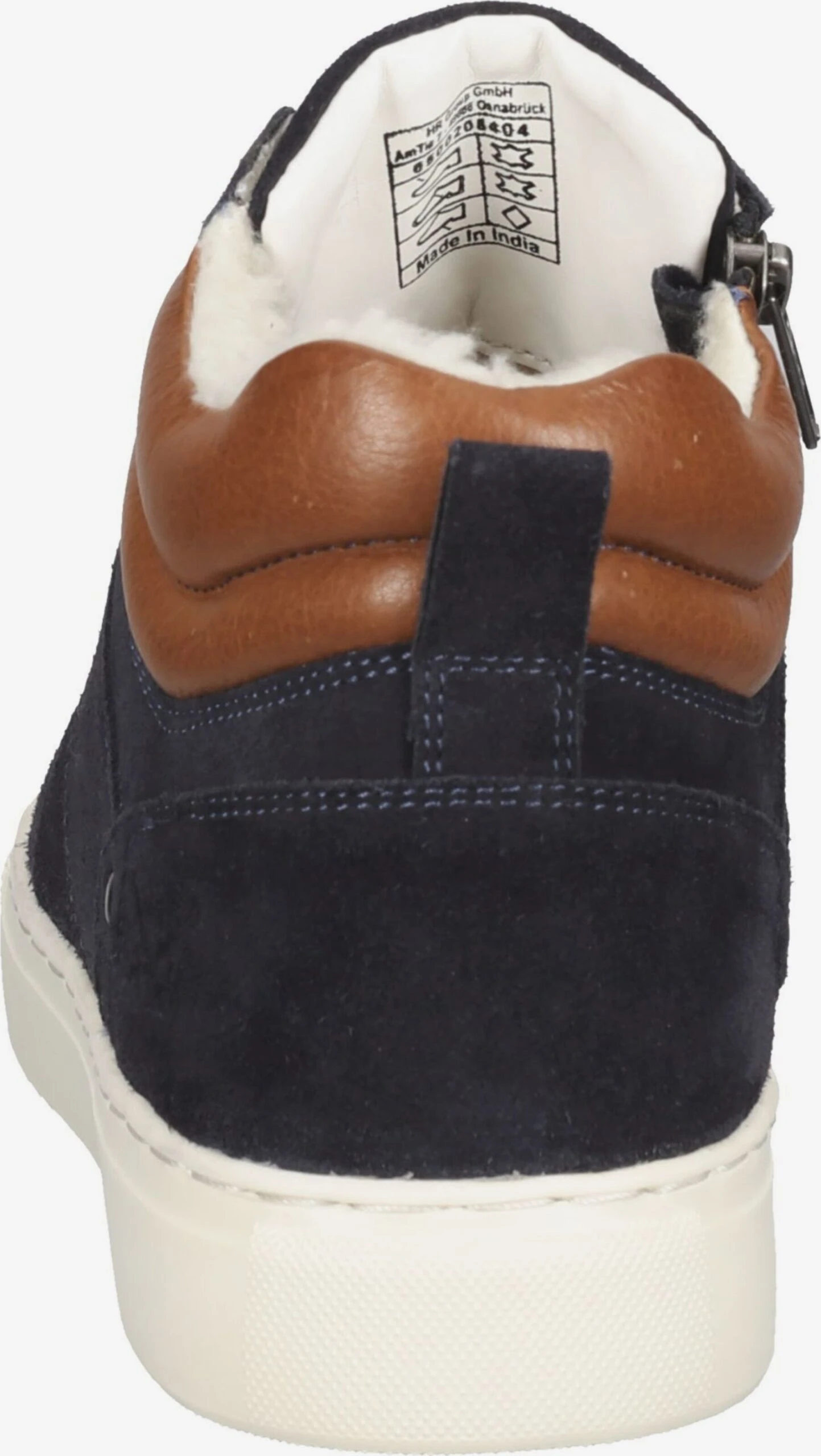 Hoge Sneakers Sneakers Hoog Heren Donkerblauw 6 Hoge Sneakers Sneakers Hoog Heren Donkerblauw - Afbeelding 4