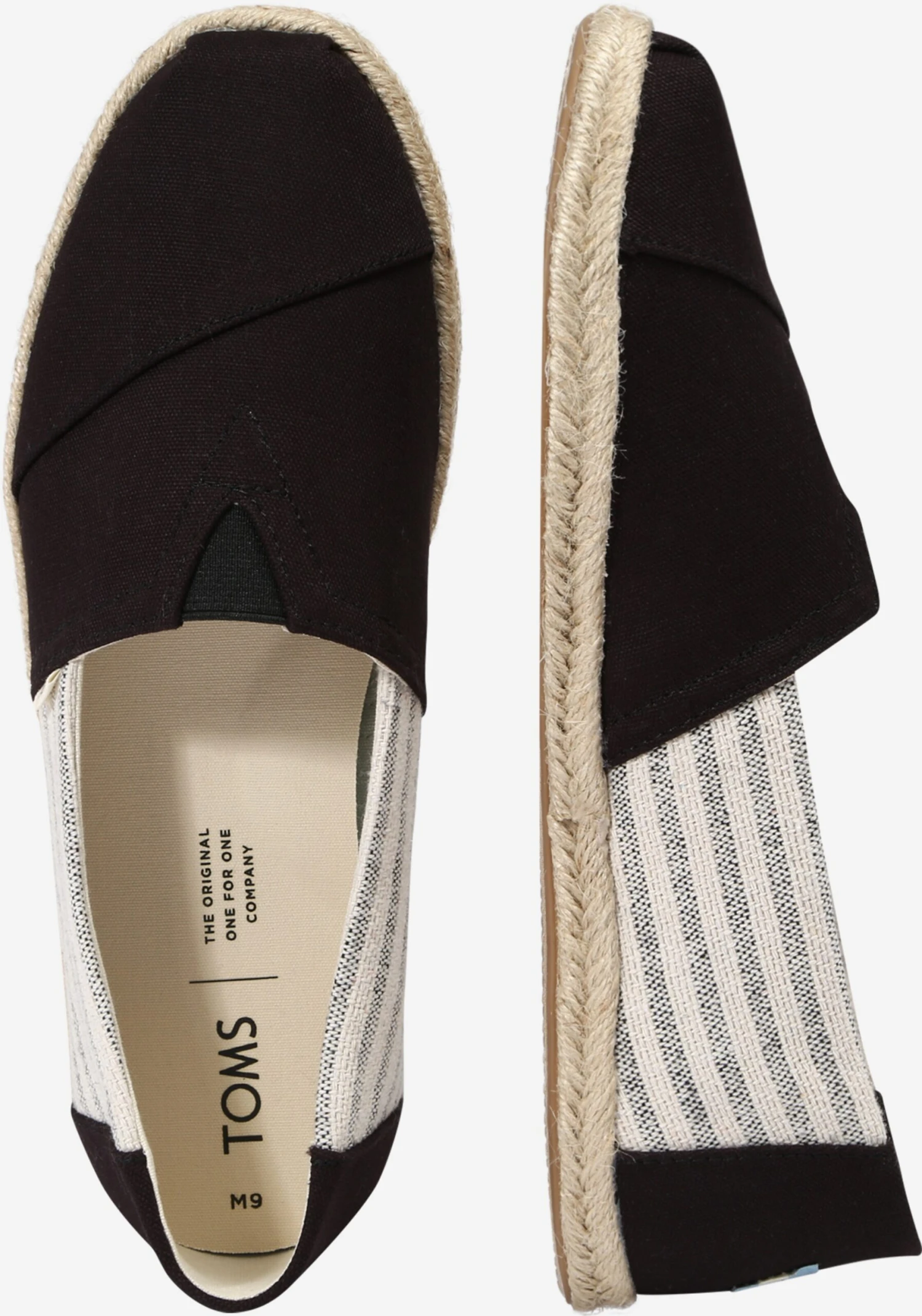 Toms Lage Schoenen Espadrilles ALPARGATA Heren Zwart 4 Toms Lage Schoenen Espadrilles ALPARGATA Heren Zwart - Afbeelding 2