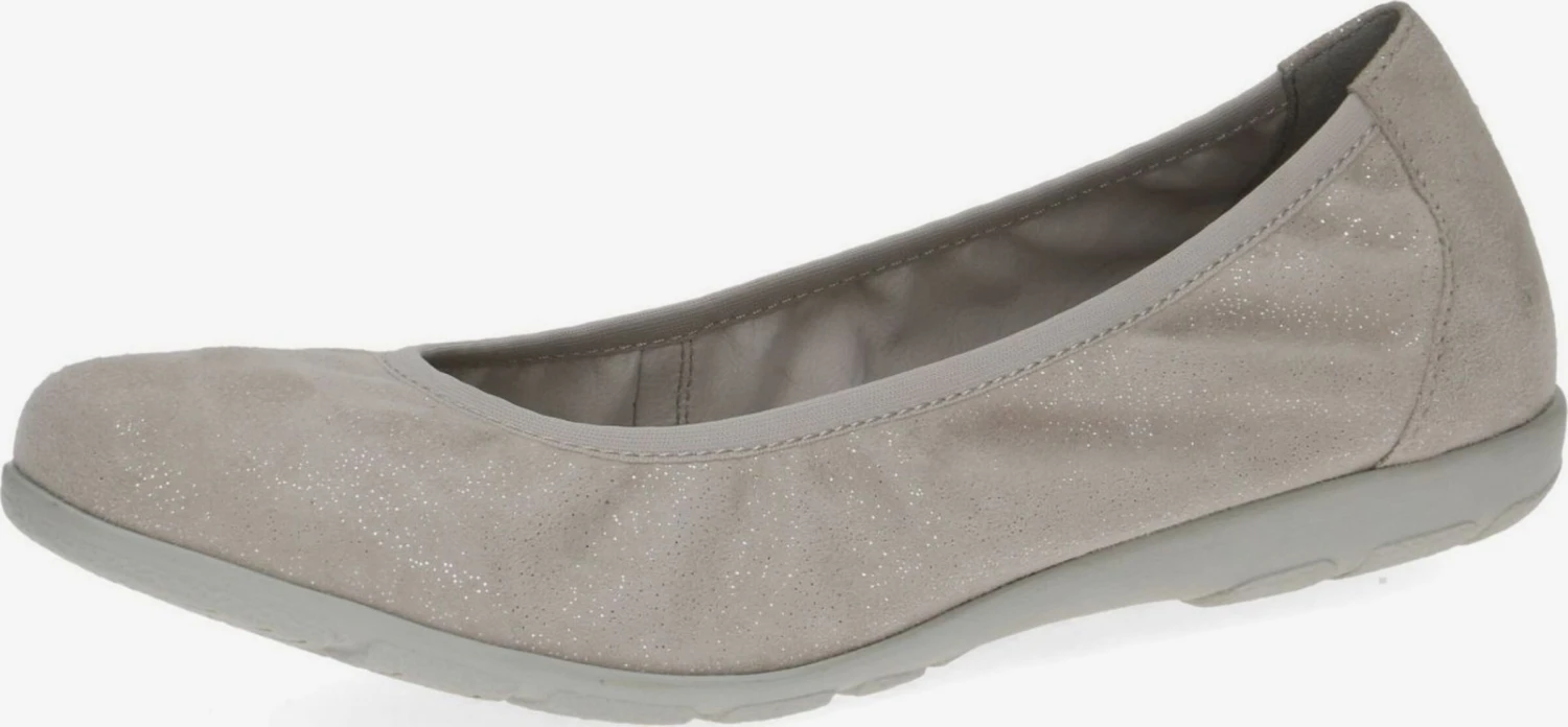Caprice Klassieke Ballerinas Ballerina Dames Taupe 3 Caprice Klassieke Ballerinas Ballerina Dames Taupe