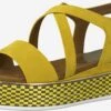 Marco Tozzi Plateau Sandalen Sandaal Dames Safraan -Hummel Winkel 68fa0b2e2864c335845fe3fbfaeff2b9