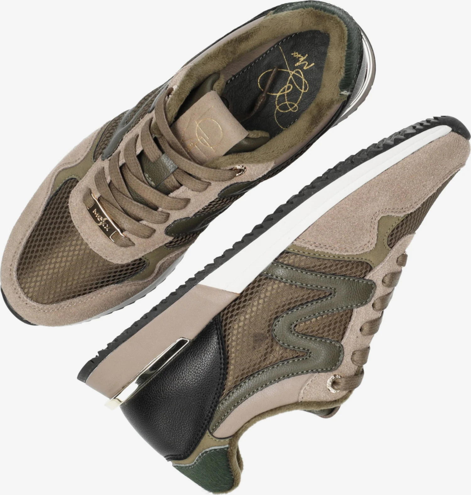 MEXX Casual Sneakers Sneakers Laag Kate Dames Olijfgroen 6 MEXX Casual Sneakers Sneakers Laag Kate Dames Olijfgroen - Afbeelding 4