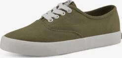 Tamaris Casual Sneakers Sneakers Laag Dames Olijfgroen