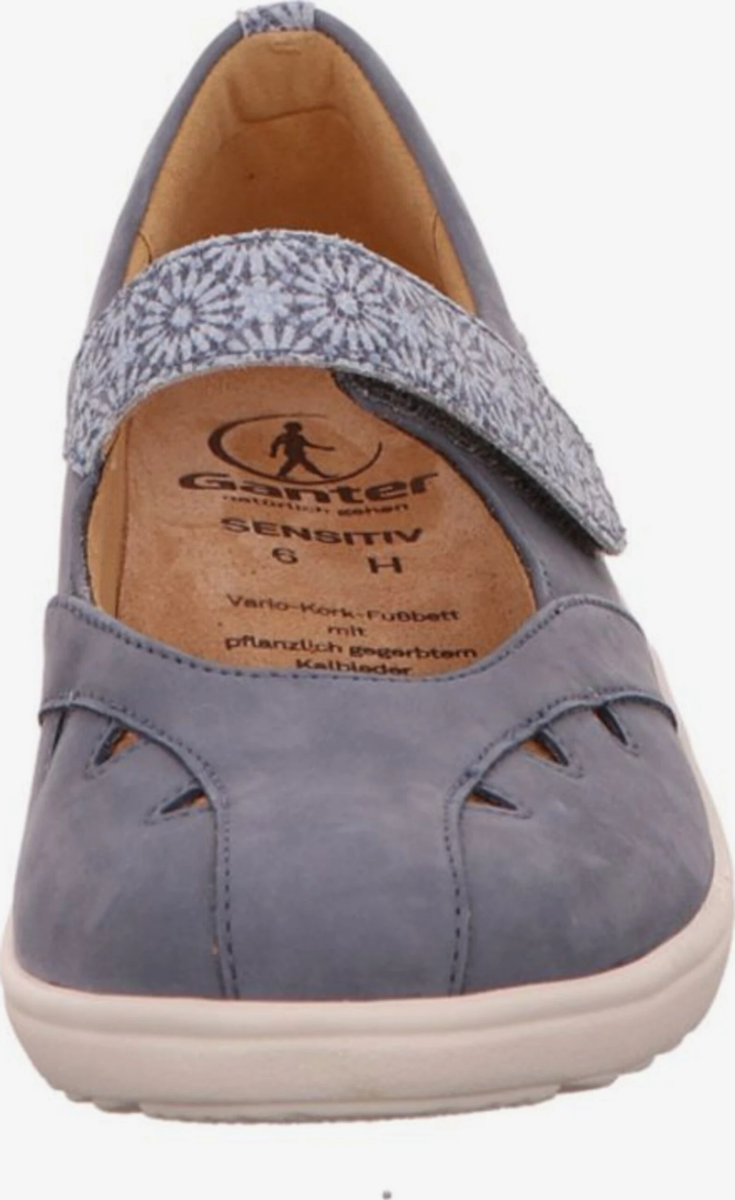 Ganter Ballerinas Met Bandjes Ballerina Met Riempjes Dames Smoky Blue / Duifblauw 7 Ganter Ballerinas Met Bandjes Ballerina Met Riempjes Dames Smoky Blue / Duifblauw - Afbeelding 5