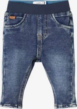 NAME IT Jeans & Broeken Slimfit Jeans Silas Kinderen Donkerblauw