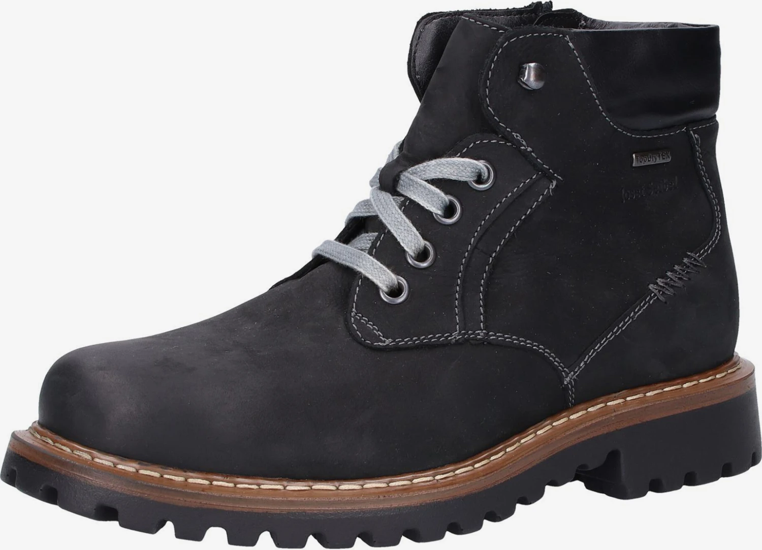 Josef Seibel Boots & Laarzen Veterboots Chance Heren Zwart 3 Josef Seibel Boots & Laarzen Veterboots Chance Heren Zwart