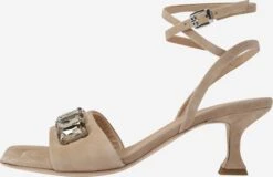 Kennel & Schmenger Sandalen Met Hak Sandaal Ida Dames Donkerbeige -Hummel Winkel 6d6dfd8816d1d41fa133c786351baf81