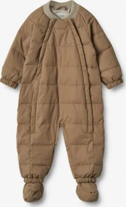 Wheat Regenkleding Functioneel Pak Nunu Kinderen Bruin