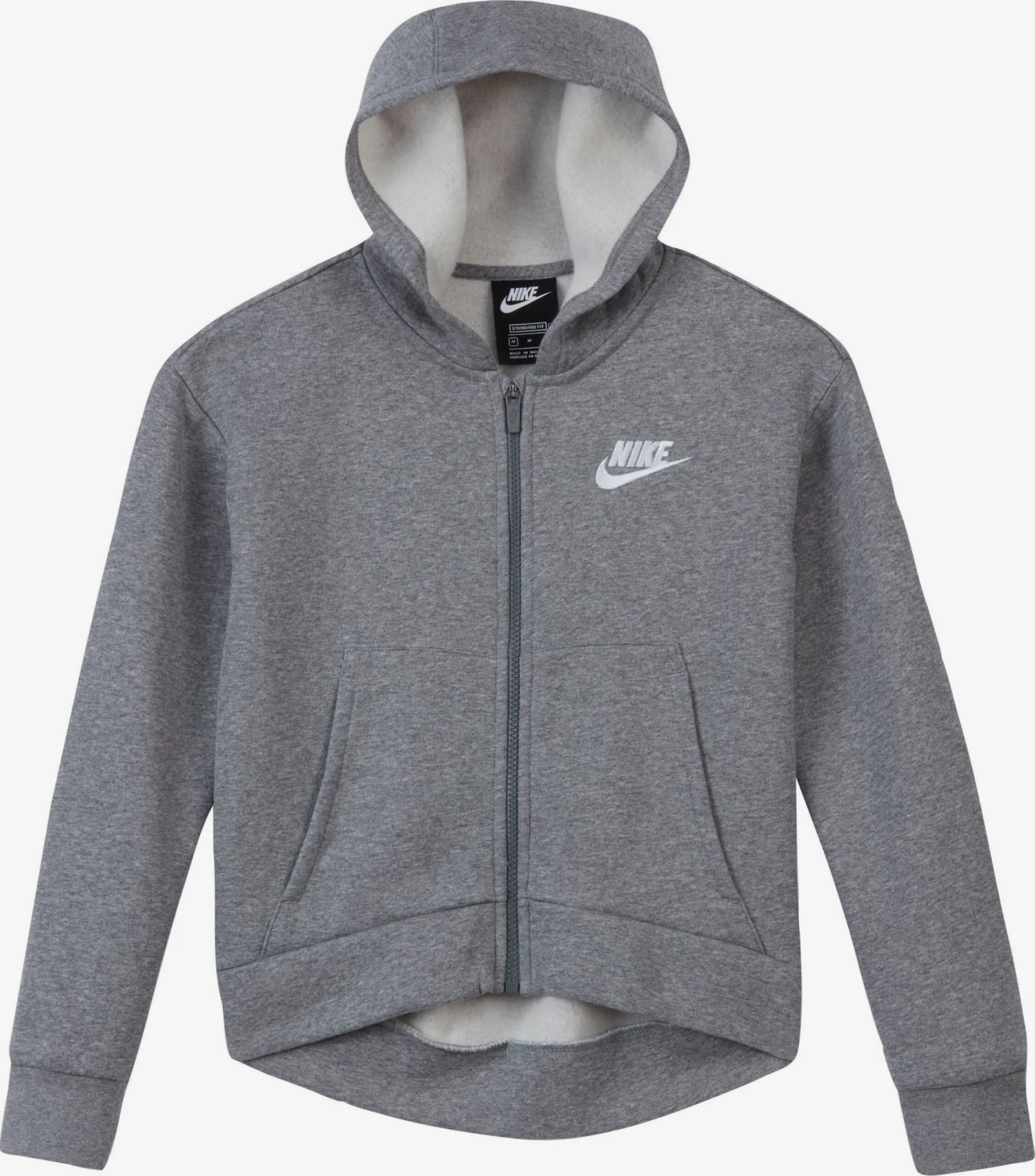 Nike Sportswear Sweatwear Sweatvest Kinderen Grijs Gemêleerd 3 Nike Sportswear Sweatwear Sweatvest Kinderen Grijs Gemêleerd