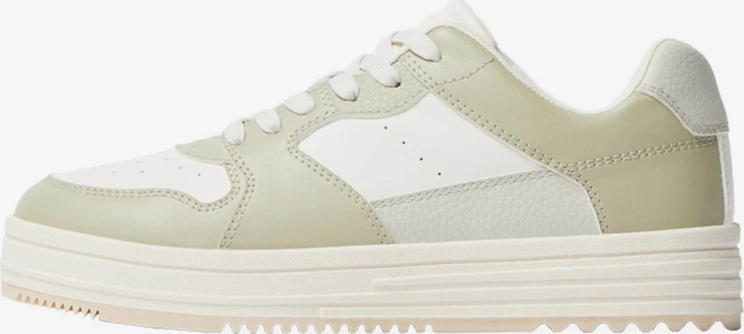 BERSHKA Casual Sneakers Sneakers Laag Heren Crème 4 BERSHKA Casual Sneakers Sneakers Laag Heren Crème - Afbeelding 2