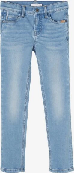 NAME IT Jeans Slimfit Jeans Theo Kinderen Lichtblauw