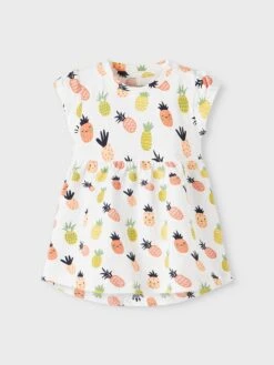 NAME IT Jurken Jurk FAHRA Kinderen Koraal / Perzik / Wit -Hummel Winkel 7466a249649a5c4a0548244cb91d251b