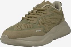 Hugo Running Sneakers Sneakers Laag Leon Heren Kaki / Olijfgroen