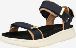 Woden Trending Sandaal Line Dames Navy