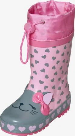 Playshoes Rubberlaarzen Regenlaarzen Katze Kinderen Rosa