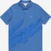 Lacoste T-shirts Shirt Kinderen Blauw / Marine / Lichtblauw